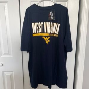 NEW West Virginia Mountaineers Big + Tall Men’s T-Shirt 2XLT WVU Collegiate